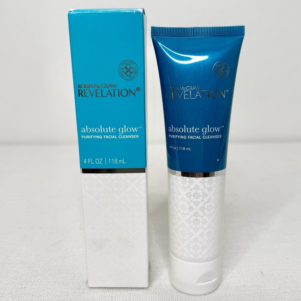 Robin McGraw Revelation Absolute Glow Purifying Facial Cleanser 4 fl oz NEW